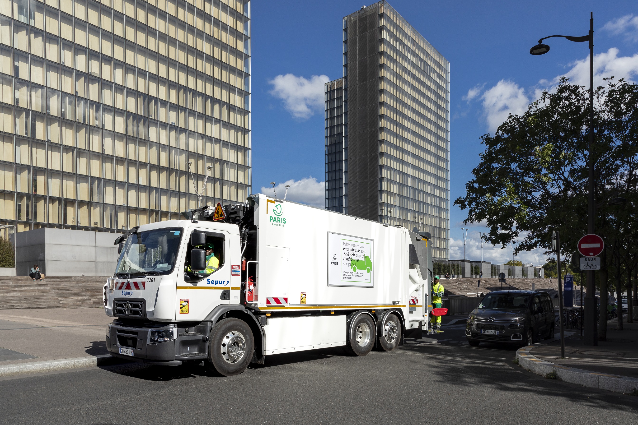 Paris 13e opte pour une collecte de déchets 100 décarbonée avec 18